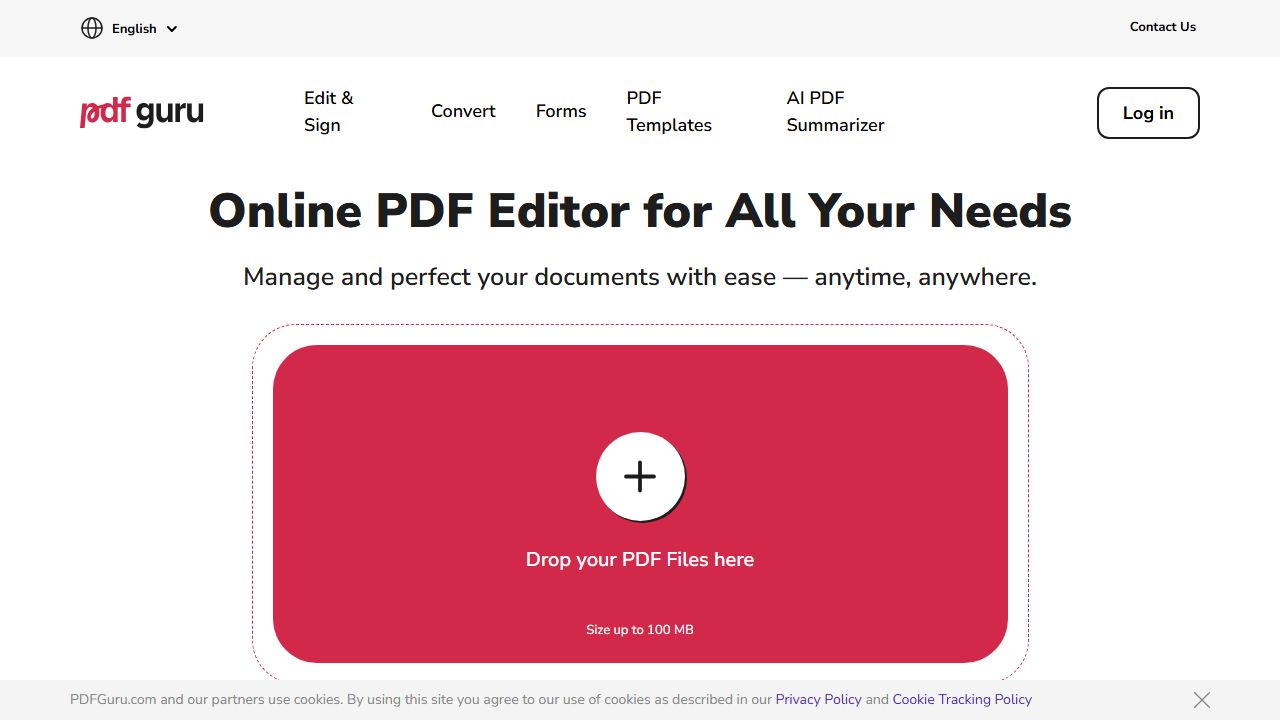 PDF Guru (在线全能PDF转换与编辑平台) 页面预览