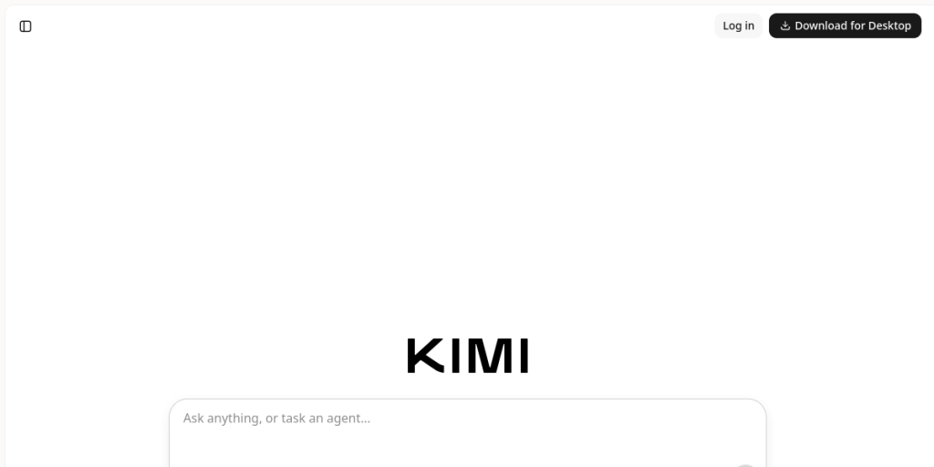 Kimi AI 页面预览